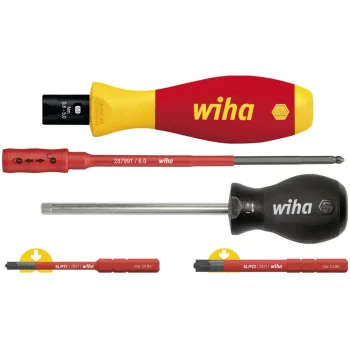 Dinamometriskā skrūvgrieža komplekts Wiha TorqueVario-S electric 2872-S3, 5 gab.