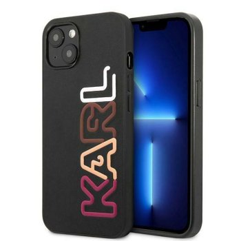 Karl Lagerfeld Multipink Brand vāciņš iPhone 13 mini, melns