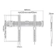 Maclean MC-643 TV Wall Mount, VESA 400x400, 32-55\", 30kg, Black