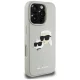 Karl Lagerfeld HC 3D Rubber Double Heads iPhone 16 Pro Max Case - Beige