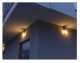 Dārza sienas lampa E27 IP54, melna