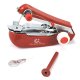 Mini Rokas Manuālā Šujmašīna ar Adatu un Diegu | Manual Sewing Machine