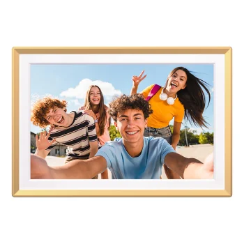Digitālais foto rāmis Arzopa D14 Golden, 14", zelta