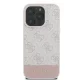 Чехол Guess 4G Bottom Stripe для iPhone 16 Pro Max — розовый