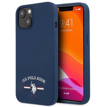 Apple iPhone 13 mini 5.4'' US Polo Silicone Collection Case Cover (USHCP13SSFGV), Navy