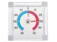 Оконный термометр на липучках -50°C - +50°C, прозрачный