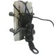 Universal Motorcycle Phone Holder with USB Charger AP14C, Black