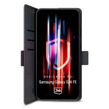 3mk Protection Samsung Galaxy S24 FE чехол-книжка Wallet Case, черный