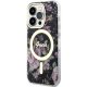 Guess iPhone 14 Pro Case Flower MagSafe, Black