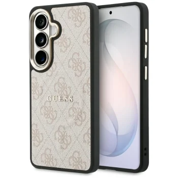 Guess 4G Embossed Ring MagSafe vāciņš Samsung Galaxy S26, rozā