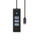 USB-C хаб Orico PW3UR25-C3 с 3x USB-A 3.0 и 2.5G Ethernet 1.8м Черный