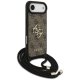 Guess iPhone Air Case 4G Big Logo Cord Strap Crossbody, Brown