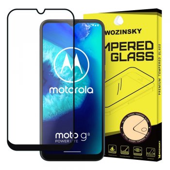 Motorola Moto G8 Power Lite Aizsargstikls 5D, Melns Pilna Pārklājuma | Tempered Glass Screen Protector [Full Glue]