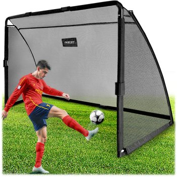 Neo-Sport NS-497 futbola vārti 300 x 200 x 90 cm, melni