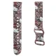 Hello Kitty Universal Smartwatch Strap Silicone Tags Graffiti 22mm, Pink