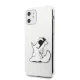 Karl Lagerfeld Choupette Fun vāciņš iPhone 11 / XR, caurspīdīgs