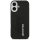 Чехол Mercedes AMG Silicone Oversize Rhombs MagSafe для iPhone 17, черный