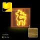 Светодиодный неон Олень на подставке Forever Light FLNW01, теплый белый