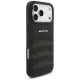 Mercedes iPhone 17 Pro Max vāciņš AMG Leather Debossed Lines, melns