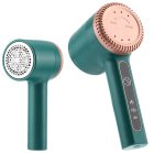 Kompakta apģērbu skuveklis ar 6 asmeņiem un USB uzlādi, zaļi zelta