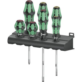 Wera 300/7 Mix 1 Screwdriver Set, 8 Pieces