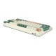 Wireless Mechanical Gaming Keyboard Royal Kludge RKH81 LED RGB, Sky Cyan switch, green