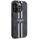 Guess iPhone 14 Pro vāciņš 4G Printed Stripes MagSafe, melns