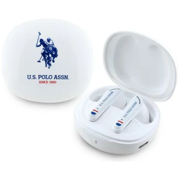 US Polo ASSN. DH Logo TWS Bluetooth-kõrvasisesed kõrvaklapid, valged