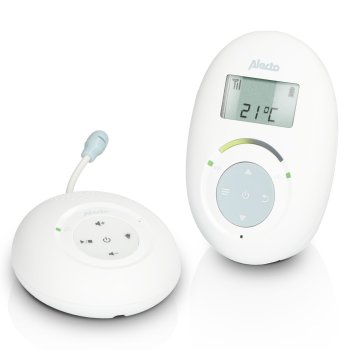 Alecto DBX120 DECT bērnu uzraudzības ierīce ar displeju White/Blue