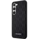 Karl Lagerfeld Samsung Galaxy S23+ Case Saffiano Mono Metal Logo Black
