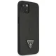 Guess Saffiano Triangle Logo vāciņš iPhone 14 Plus - Melns