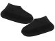Waterproof Rubber Rain Shoes Boots Covers, L Size 39-44, Black