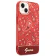 Guess чехол для iPhone 14 Plus Bandana Paisley красный