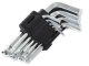 Ball End Hex Key Set 9 Piece Metric Allen Wrench Tool Kit 1.5-10mm