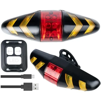Gotel L8P Bicycle Tail Light with Turn Signals and Remote