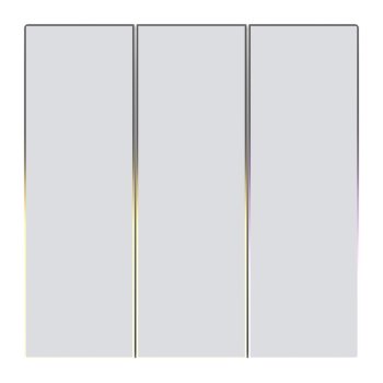 Trīskāršais ZigBee viedais slēdzis Avatto TS60-EU-W3 Balts