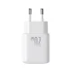 Сетевое зарядное устройство Joyroom JR-TCF20 USB-C PD 20W + кабель USB-C 1м, белый
