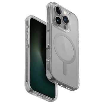 Uniq Combat iPhone 16 Pro 6,3" Magclick uzlādes futrālis pelēks/akmens pelēks | 6.3" Charging case...