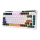 Bezvadu mehāniskā klaviatūra Royal Kludge KZZI K75 pro RGB, Eternity Switch (melnā un baltā krāsā) | Wireless...