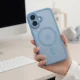 Tech-Protect MagPeak MagSafe CC vāciņš iPhone 17, matēti zils