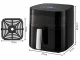 Air Fryer 1200W 4L with Touch Panel and 8 Programs, Black