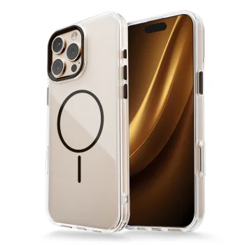 TFO Clear Thin Mag vāciņš priekš iPhone 17 Air 6,6", melns