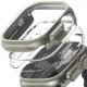 Ringke Slim aizsargkorpusu komplekts (2 gab.) Apple Watch Ultra 1/2 (49mm) Clear/Titanium