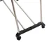 Mobile Clothing Rack with Double Rail and Shelf, 165 cm