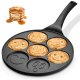 Pancake and Egg Pan with Non-Stick Coating “Smiley Faces”, 26 cm, Granite