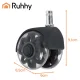 Колесики для офисного кресла Ruhhy 00026294, 11x22 мм, 5 шт., черные