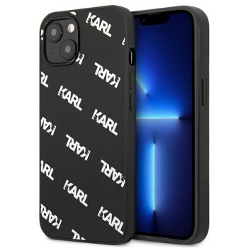 Karl Lagerfeld Allover Case for iPhone 13 mini Black