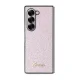 Guess 4G Glitter Script vāciņš Samsung Galaxy Z Fold 6 Pink
