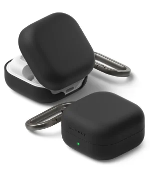 Ringke Silicone Case austiņu maciņš Samsung Galaxy Buds 4 / 4 Pro, melns