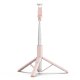 Pašbildes statīvs Tech-Protect L09S ar trijkāji – rozā